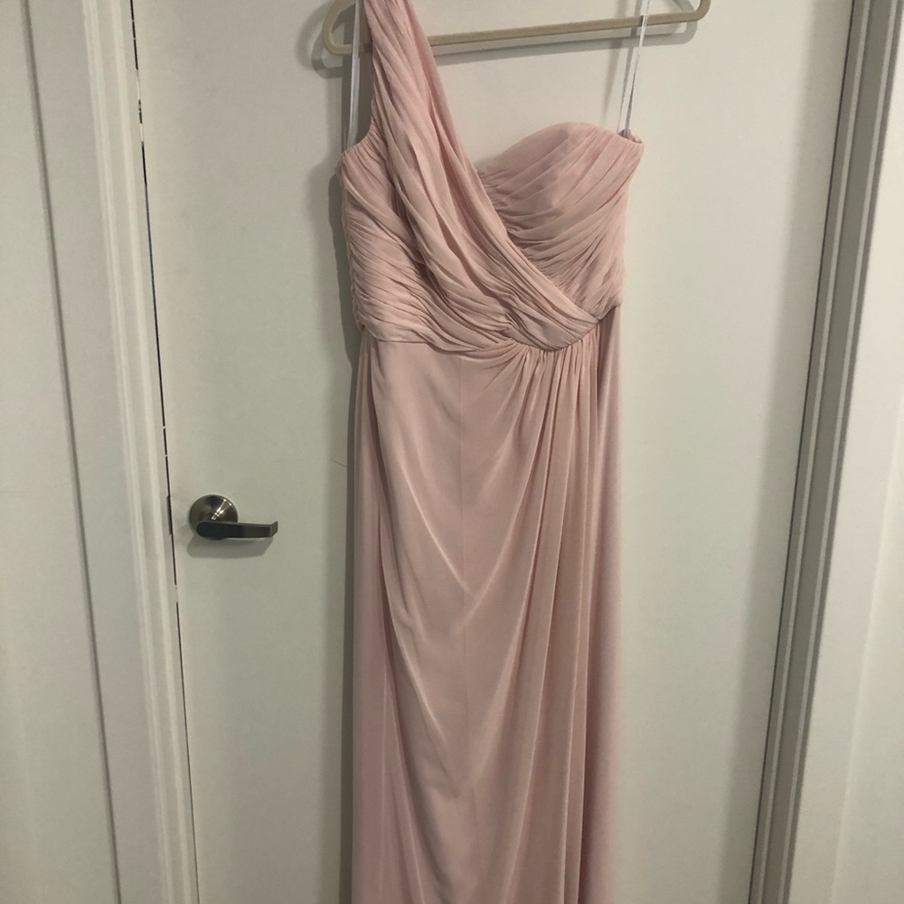 Dessy Collection Dress in Blush Style 2905 - Picture 3 of 7